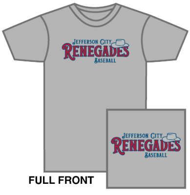 Picture of Grey Shirt Renegades Baseball