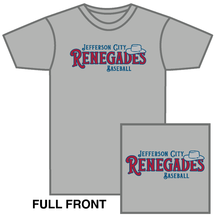 Picture of Grey Shirt Renegades Baseball