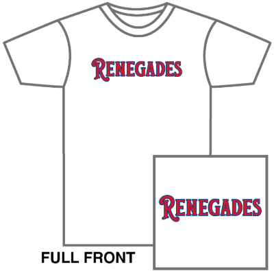 Picture of White Youth Shirt Renegades Logo