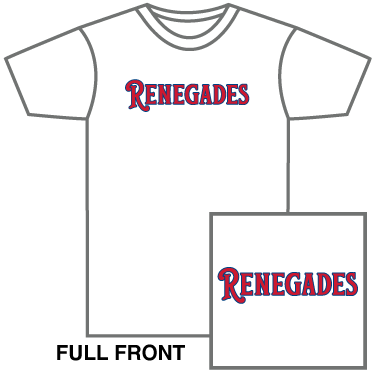 Picture of White Youth Shirt Renegades Logo
